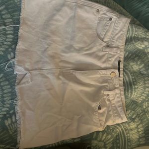 Volcom small white denim skirt